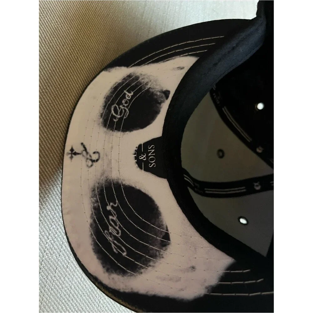Yeezy Black Hat with White Embroidered Logo